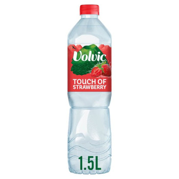 Volvic Touch of Fruit Strawberry Still Flavoured Water 6 x 1.5L (6 x 1.5ltr)