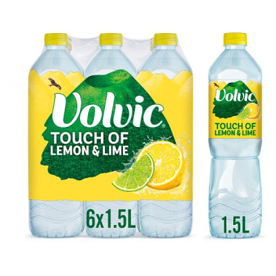 Volvic Touch of Lemon & Lime 1.5L (6 x 1.5ltr)