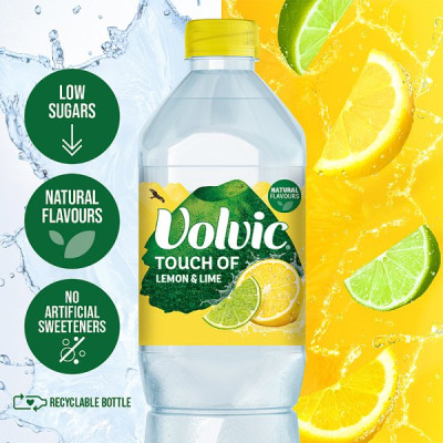 Volvic Touch of Lemon & Lime 1.5L (6 x 1.5ltr)