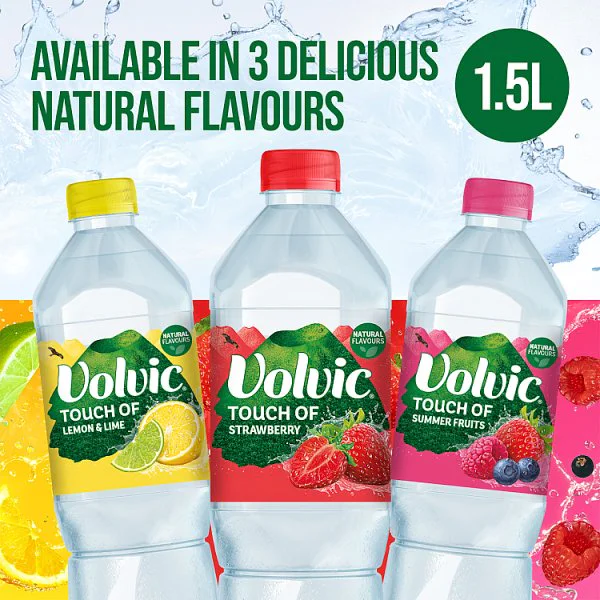 Volvic Touch of Lemon & Lime 1.5L (6 x 1.5ltr) Volvic Touch of Lemon & Lime 1.5L (6 x 1.5ltr)