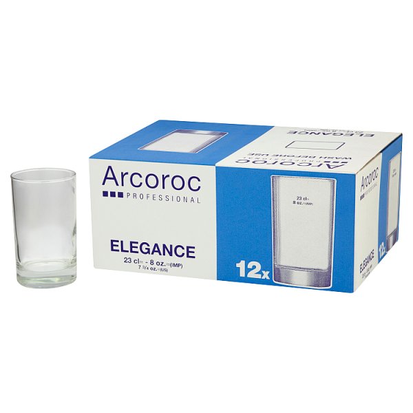 Arcoroc Professional Elegance Glasses 12 x 23cl / 8oz (1 x 12s)