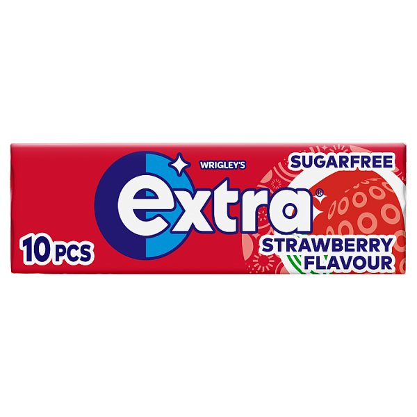 Extra Chewing Gum Sugar Free Strawberry x10 Pieces (30 x 10pk)