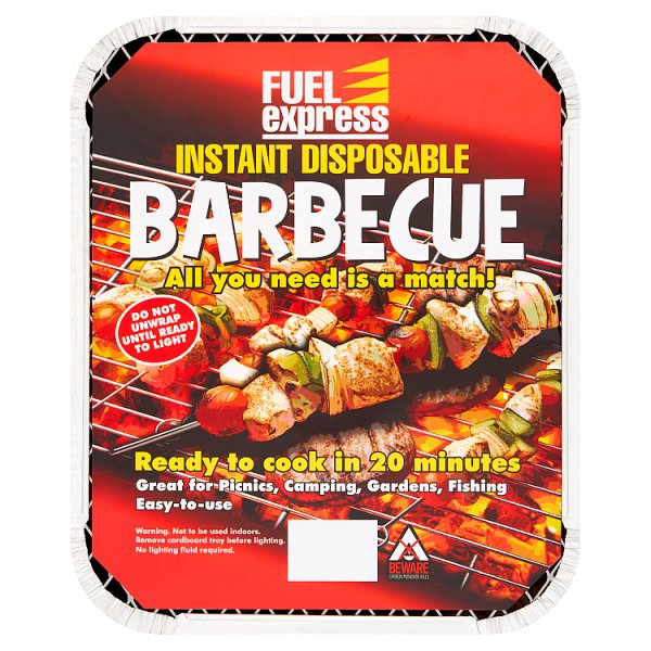 Fuel Express Instant Disposable Barbecue (1 x Sgl)