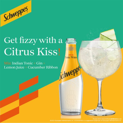 Schweppes Tonic Water 200ml (24 x 200ml)