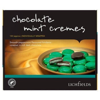 Lichfields Chocolate Mint Cremes 1kg (1 x 1kg)