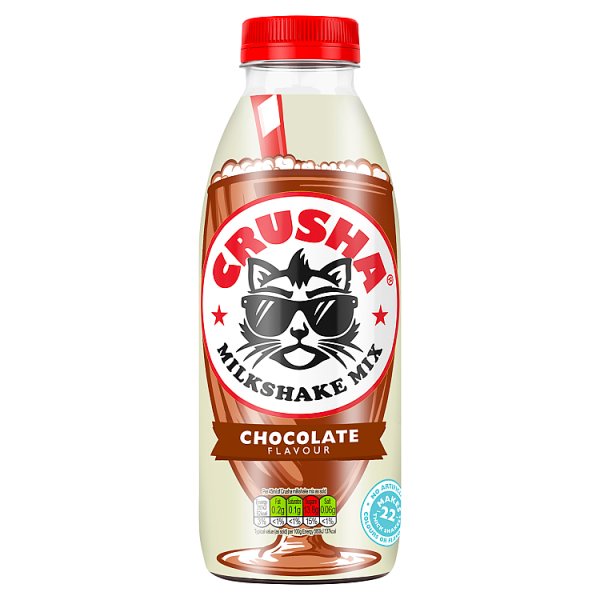 Crusha Chocolate Flavour Milkshake Mix 1 Litre (1 x 1ltr)