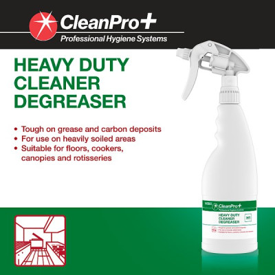 CleanPro+ Heavy Duty Cleaner Degreaser H1 (10 x 750ml)