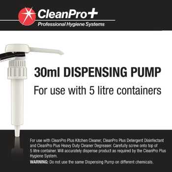 CleanPro+ Dispensing Pump 30ml (30 x 30ml)