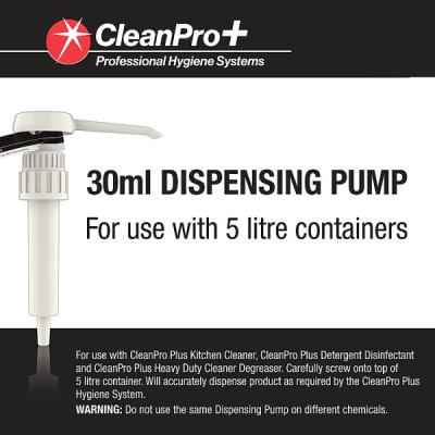 CleanPro+ Dispensing Pump 30ml (1 x 30ml) CleanPro+ Dispensing Pump 30ml (1 x 30ml)