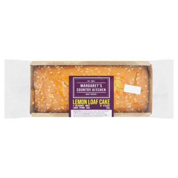 Margaret's Country Kitchen Lemon Loaf Cake 730g (6 x Sgl)
