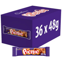 Cadbury Picnic Chocolate Bar 48g (36 x 48.4g)