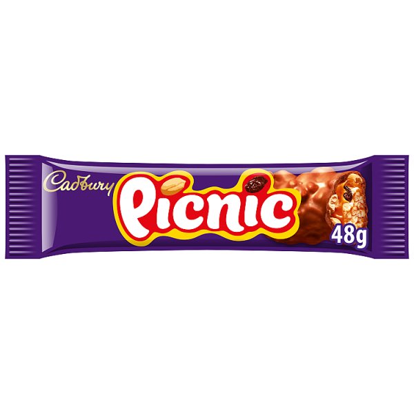 Cadbury Picnic Chocolate Bar 48g (36 x 48.4g)