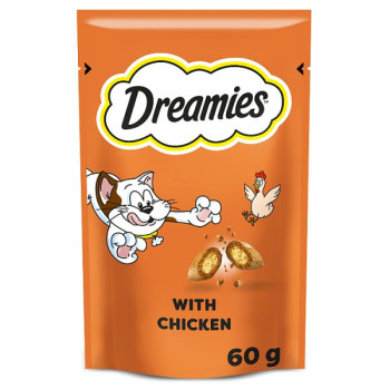 DREAMIES™ Cat Treat Biscuits with Chicken 60g (8 x 60g)