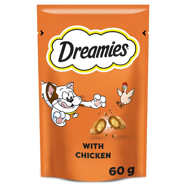 DREAMIES™ Cat Treat Biscuits with Chicken 60g (8 x 60g)