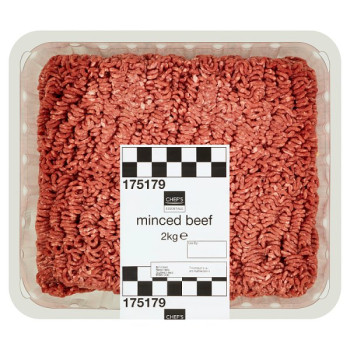 Chef's Essentials Minced Beef 2kg (1 x 2kg)