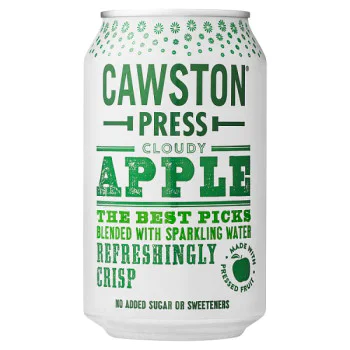 Cawston Press Sparkling Cloudy Apple 330ml (24 x 330ml) Cawston Press Sparkling Cloudy Apple 330ml (24 x 330ml)