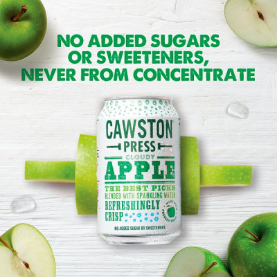 Cawston Press Sparkling Cloudy Apple 330ml (24 x 330ml) Cawston Press Sparkling Cloudy Apple 330ml (24 x 330ml)