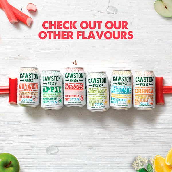 Cawston Press Sparkling Rhubarb 330ml (24 x 330ml)