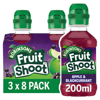 Fruit Shoot Apple & Blackcurrant Kids Juice Drink 8 x 200ml (3 x 8x200ml)