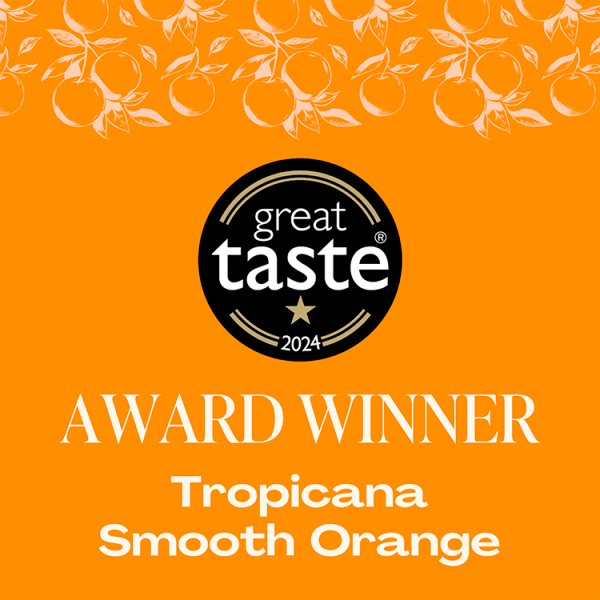 Tropicana Smooth Orange Fruit Juice 300ml (8 x 300ml)