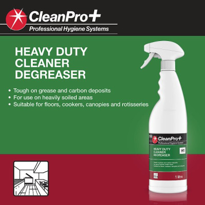 CleanPro+ Heavy Duty Cleaner Degreaser 1 Litre (1 x 1ltr)