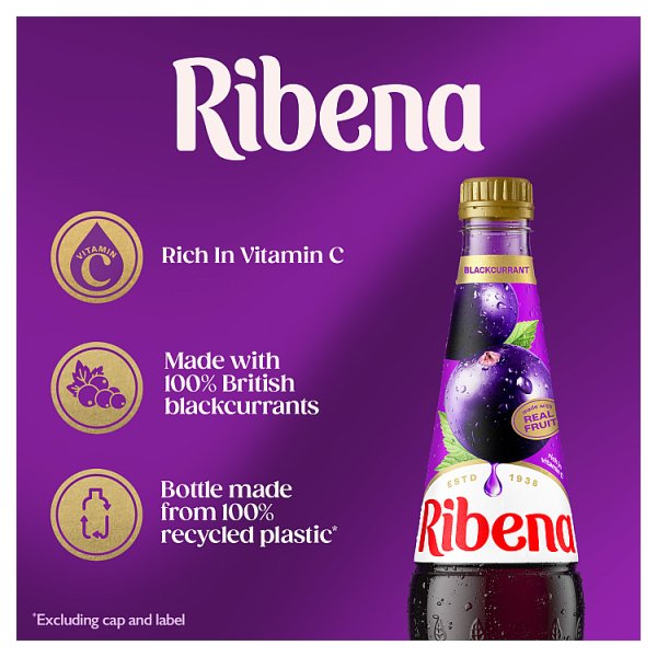 Ribena Blackcurrant Squash 1.5L (1 x 1.5Ltr)