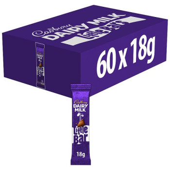 Cadbury Dairy Milk Little Bar Chocolate 18g (60 x 18g)