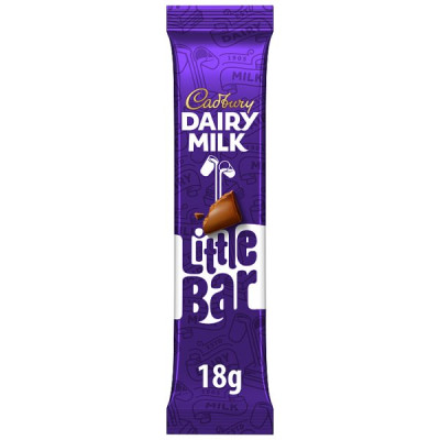 Cadbury Dairy Milk Little Bar Chocolate 18g (60 x 18g)