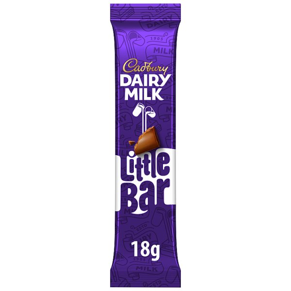 Cadbury Dairy Milk Little Bar Chocolate 18g (60 x 18g)