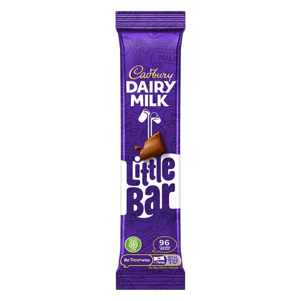 Cadbury Dairy Milk Little Bar Chocolate 18g (60 x 18g)