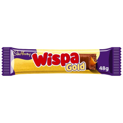 Cadbury Wispa Gold Chocolate Bar 48g (48 x 48g)