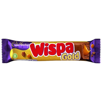 Cadbury Wispa Gold Chocolate Bar 48g (48 x 48g)