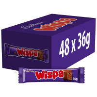 Cadbury Wispa Chocolate Bar 36g (48 x 36g)