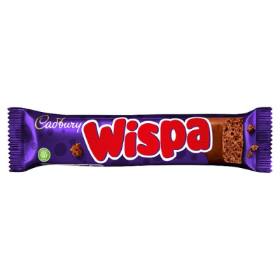 Cadbury Wispa Chocolate Bar 36g (48 x 36g)