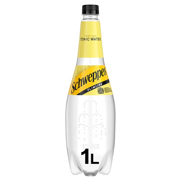 Schweppes Slimline Tonic Water 1L Bottle (6 x 1ltr)