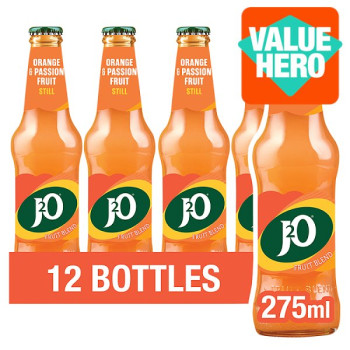 J2O Orange & Passion Fruit Bottle 275ml (12 x 275ml)