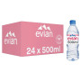 Evian Natural Bottled Mineral Still Water 500ml (24 x 50cl)
