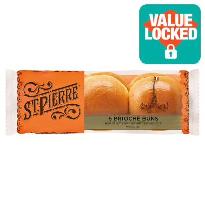 St Pierre 6 Brioche Buns (7 x 6s)