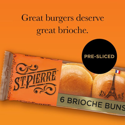 St Pierre 6 Brioche Buns (7 x 6s)