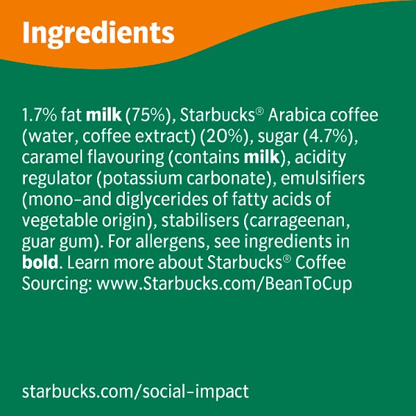Starbucks Caramel Macchiato Iced Coffee 220ml (10 x 220ml)
