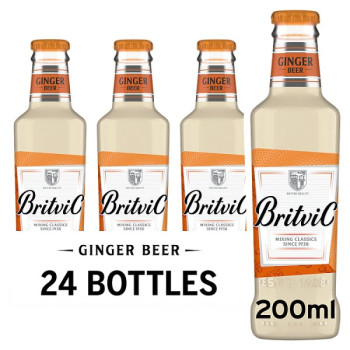 Britvic Fiery Ginger Beer Bottle 200ml (24 x 200ml) Britvic Fiery Ginger Beer Bottle 200ml (24 x 200ml)
