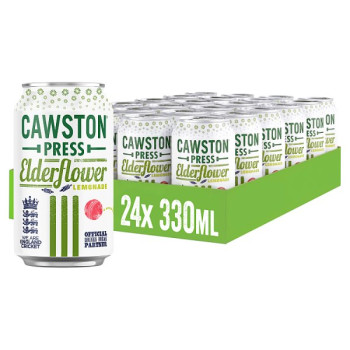 Cawston Press Sparkling Elderflower Lemonade 330ml (24 x 330ml)