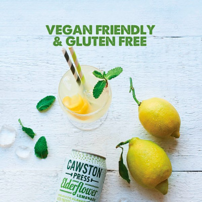 Cawston Press Sparkling Elderflower Lemonade 330ml (24 x 330ml)
