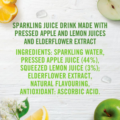 Cawston Press Sparkling Elderflower Lemonade 330ml (24 x 330ml)