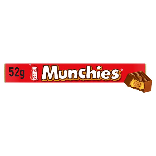Munchies Milk Chocolate & Caramel Tube 52g (36 x 52g)