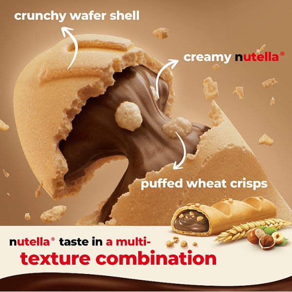 NUTELLA® B-ready 132g - 6 Bars x 22g Wafers filled with Nutella (16 x 6x22g)