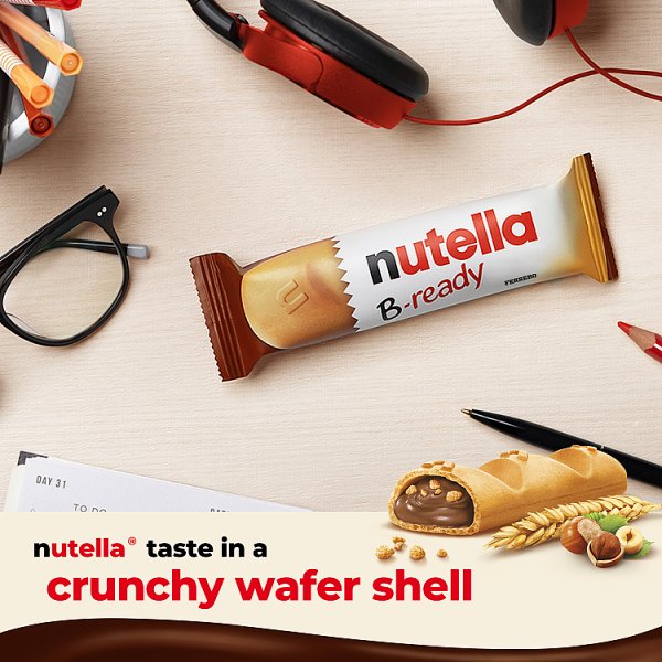 NUTELLA® B-ready 132g - 6 Bars x 22g Wafers filled with Nutella (16 x 6x22g)