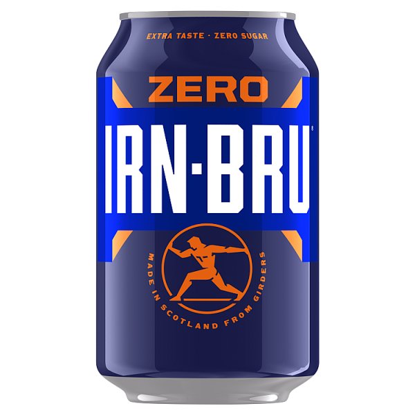 IRN-BRU ZERO Sugar Soft Drink Can 330ml (24 x 330ml) IRN-BRU ZERO Sugar Soft Drink Can 330ml (24 x 330ml)