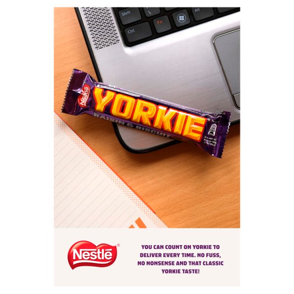 Yorkie Raisin & Biscuit Chocolate Bar 44g (24 x 44g)