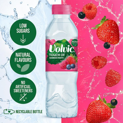 Volvic Touch of Summer Fruits 500ml (12 x 500ml)